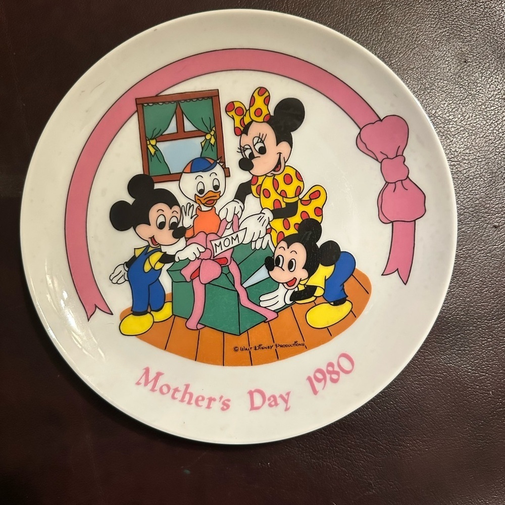 Disney collectors plate